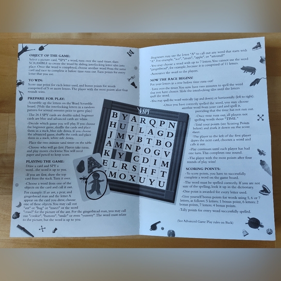 I Spy Word Scramble Game NWOT - Picture 4 of 9